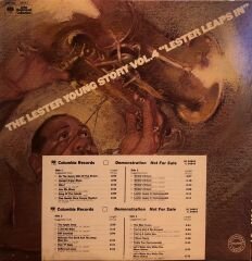 Lester Young – The Lester Young Story Vol.4 ''Lester Leaps In'' LP