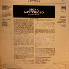 Thelonious Monk – Misterioso LP