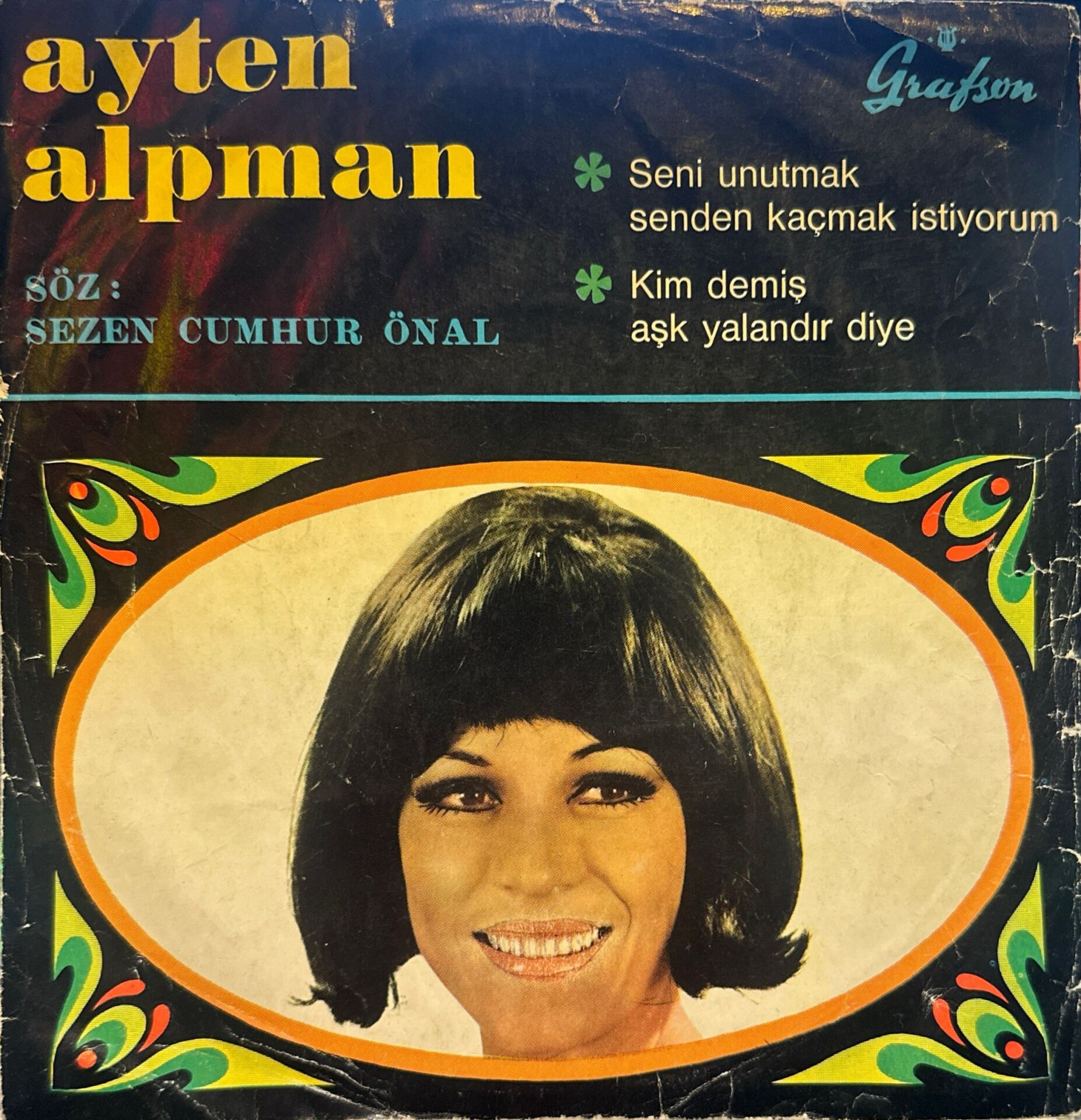 Ayten Alpman - Seni Unutmak Senden Kaçmak İstiyorum / Kim Demiş Aşk Yalandır Diye 45'lik