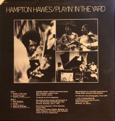 Hampton Hawes – Playin' In The Yard LP
