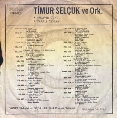 Timur Selçuk ve Orkestrası - Panayr Günü / Yaralı Ceylan 45'lik