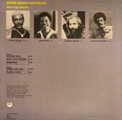 George Adams - Don Pullen - Cameron Brown - Dannie Richmong* – Don't Lose Control LP
