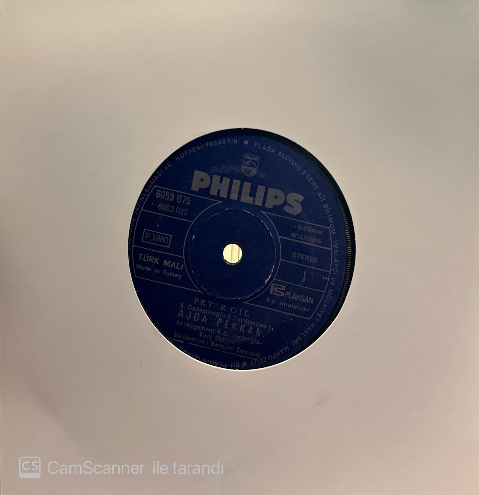 Ajda Pekkan - Pet'r Oil / Loving On Petrol 45lik