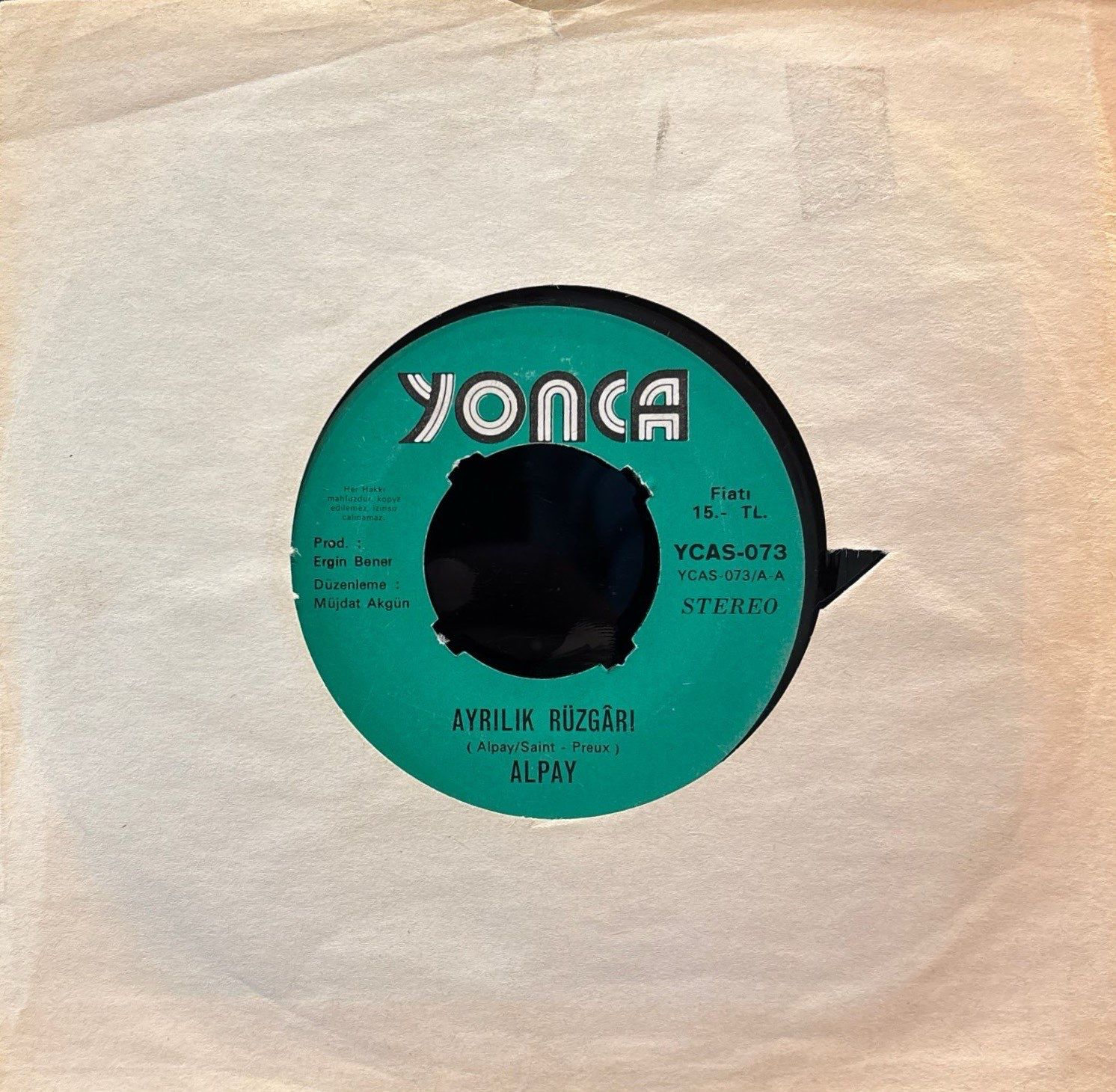 Alpay - Mecnun Derlerdi / Ayrılık Rüzgarı 45lik