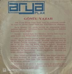 Gönül Yazar - Mektubumu Buldun Mu / Dönemez ki Bana 45'lik