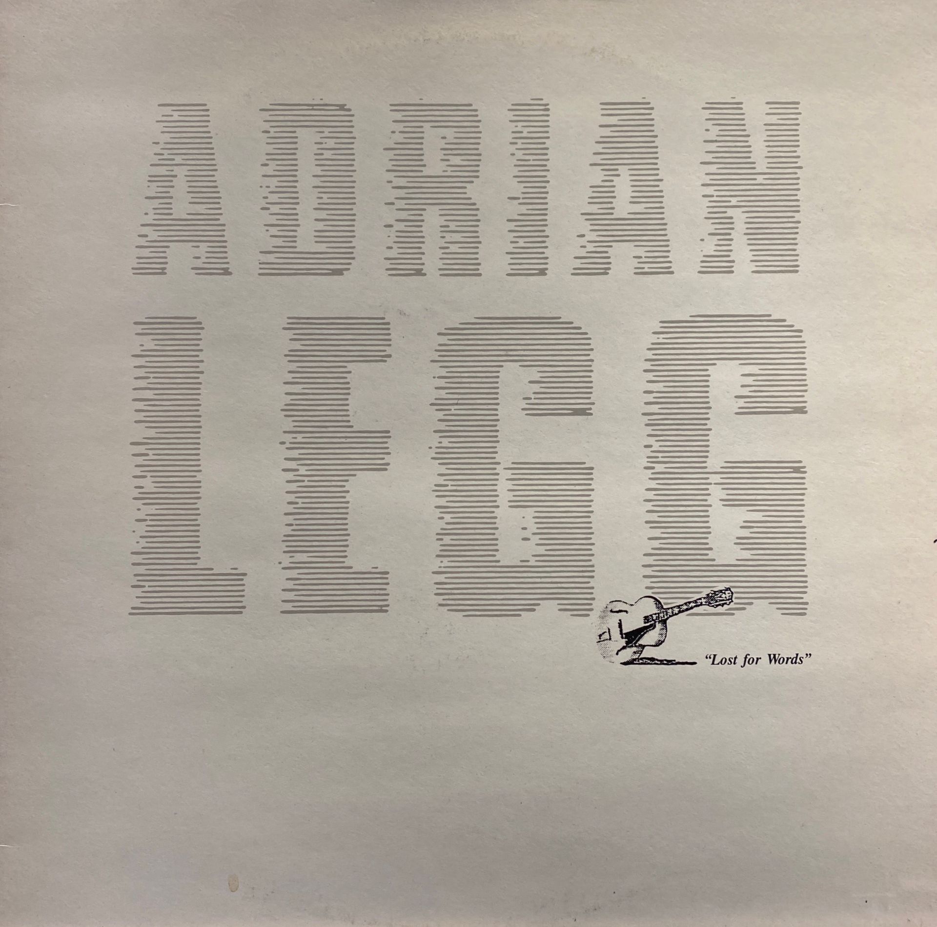 Adrian Legg – Lost For Words LP