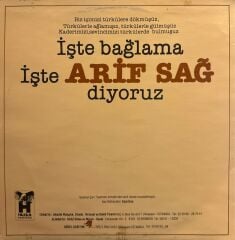 Arif Sağ – İşte Bağlama İşte Arif Sağ LP
