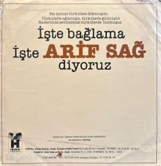 Arif Sağ – İşte Bağlama İşte Arif Sağ LP