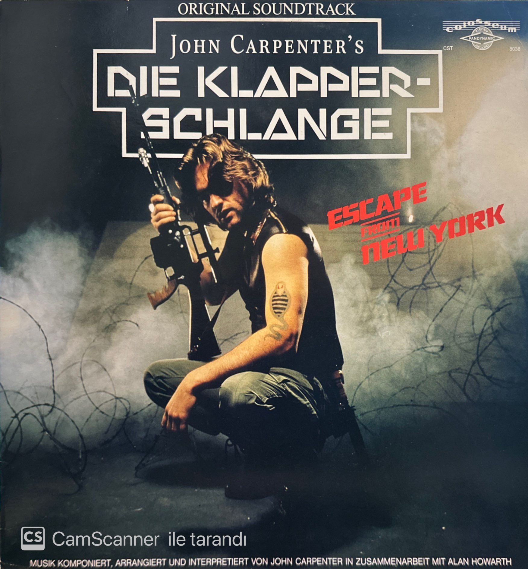 John Carpenter & Alan Howarth – Die Klapperschlange (Original Soundtrack) LP