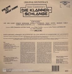 John Carpenter & Alan Howarth – Die Klapperschlange (Original Soundtrack) LP