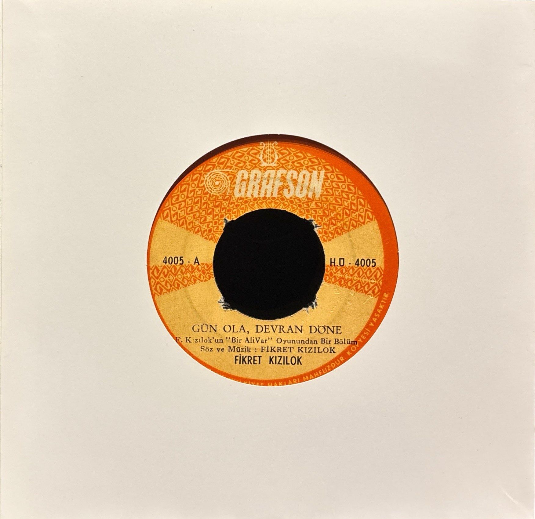 Fikret Kızılok - Anadolu'yum / Gün Ola Devran Döne 45lik