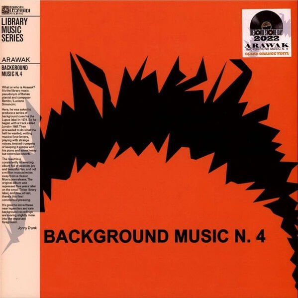 Arawak – Background Music N. 4 ( Limited Edition, Clear Orange ) LP