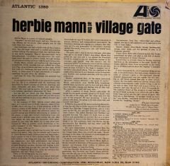 Herbie Mann – Herbie Mann At The Village Gate LP