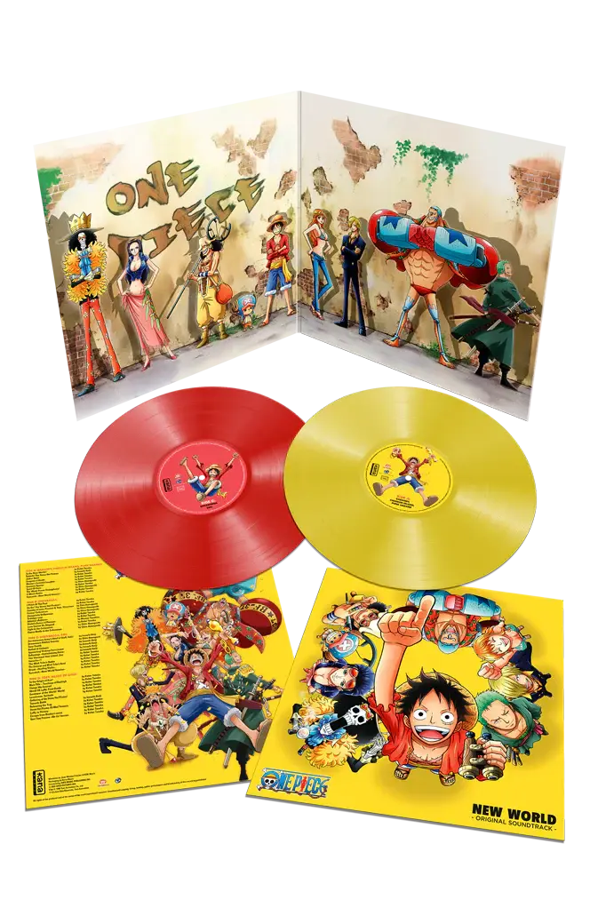 Kouhei Tanaka, Shiro Hamaguchi, Keiji Inai, Yasuhisa Murase – One Piece : New World - Original Soundtrack(  Limited Edition, Yellow and Red Vinyl ) LP