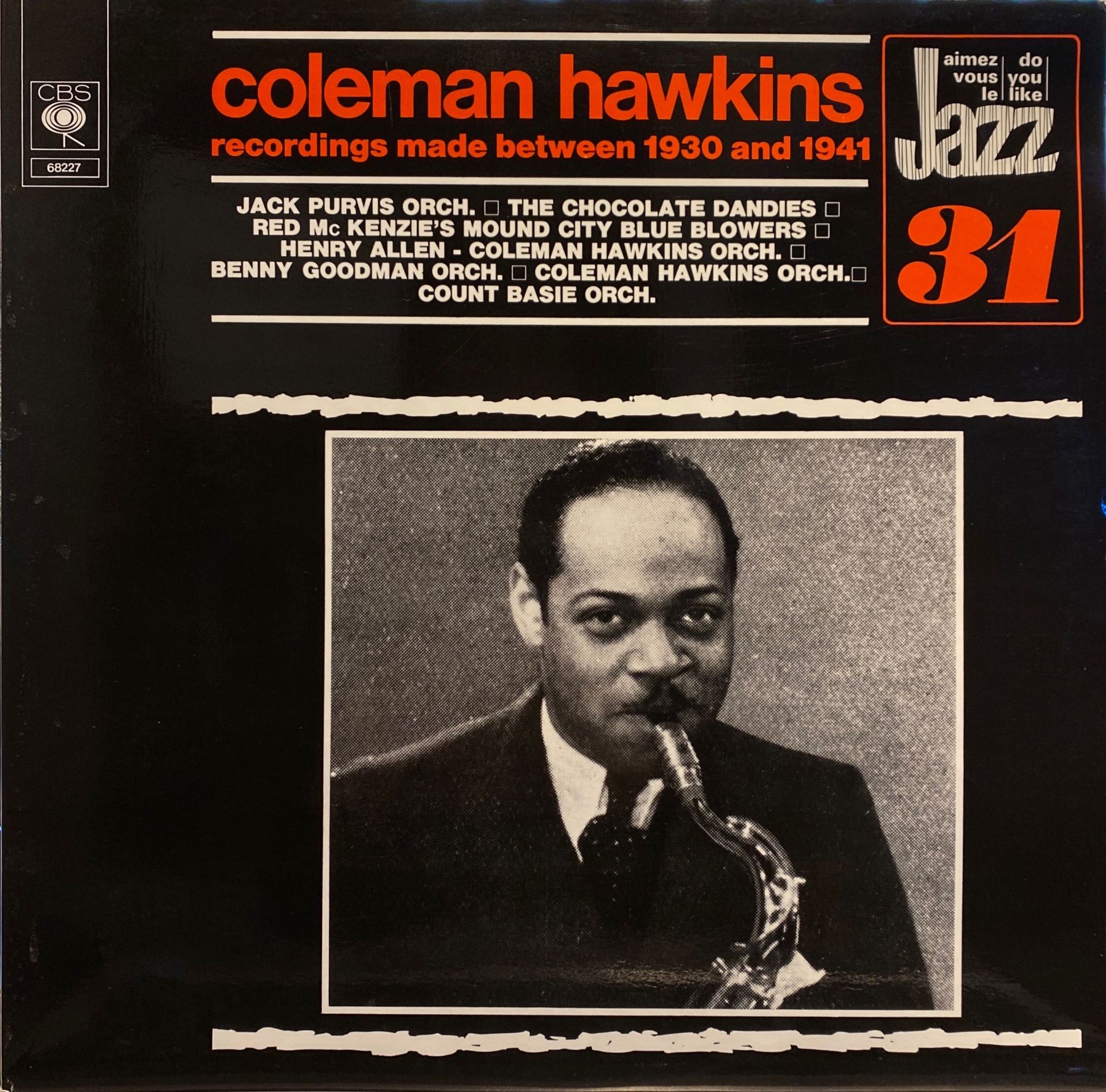 Coleman Hawkins – Recordings Made Between 1930 And 1941 LP