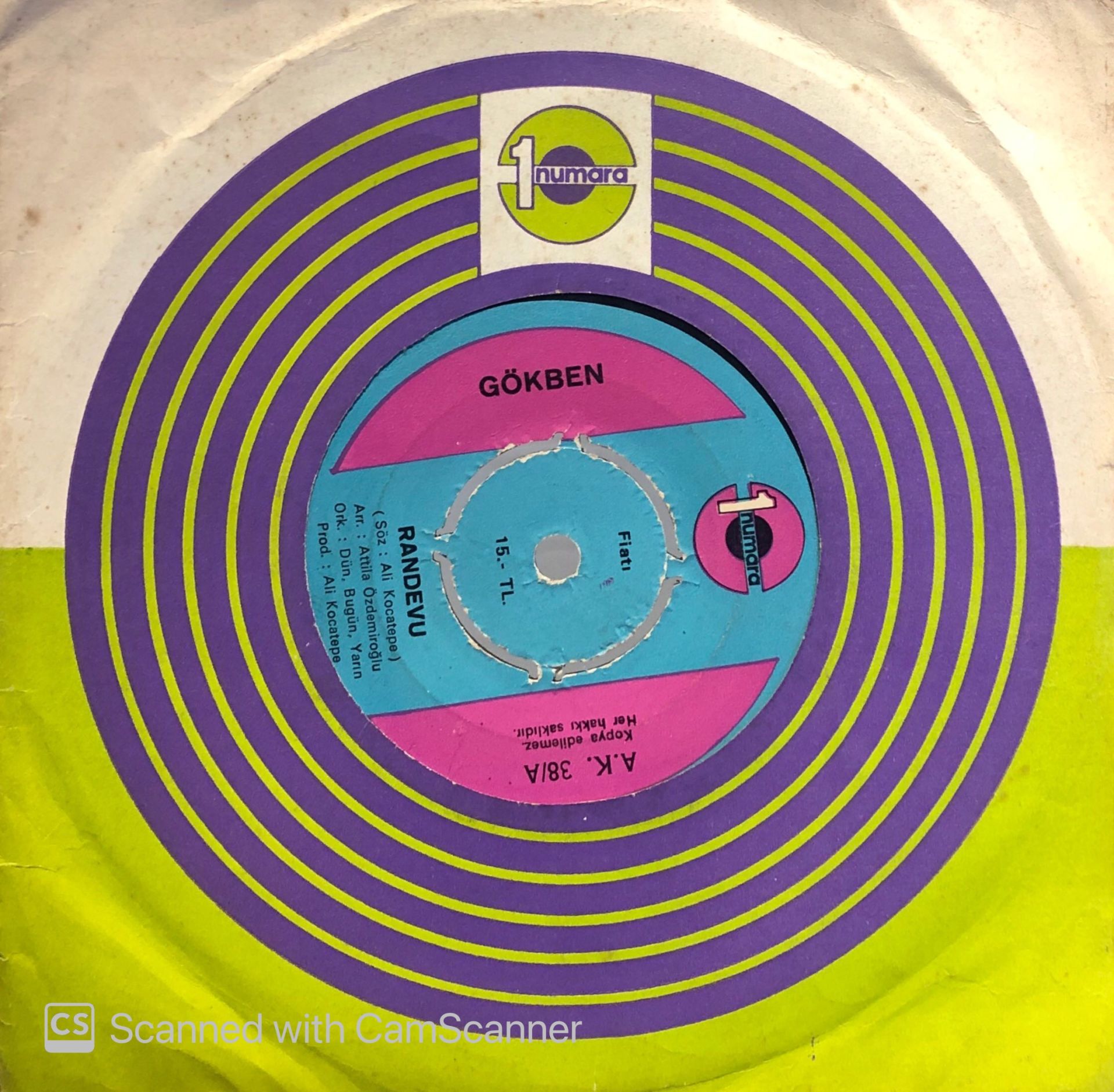 Gökben - Randevu / Çiripi Çiripa 45lik