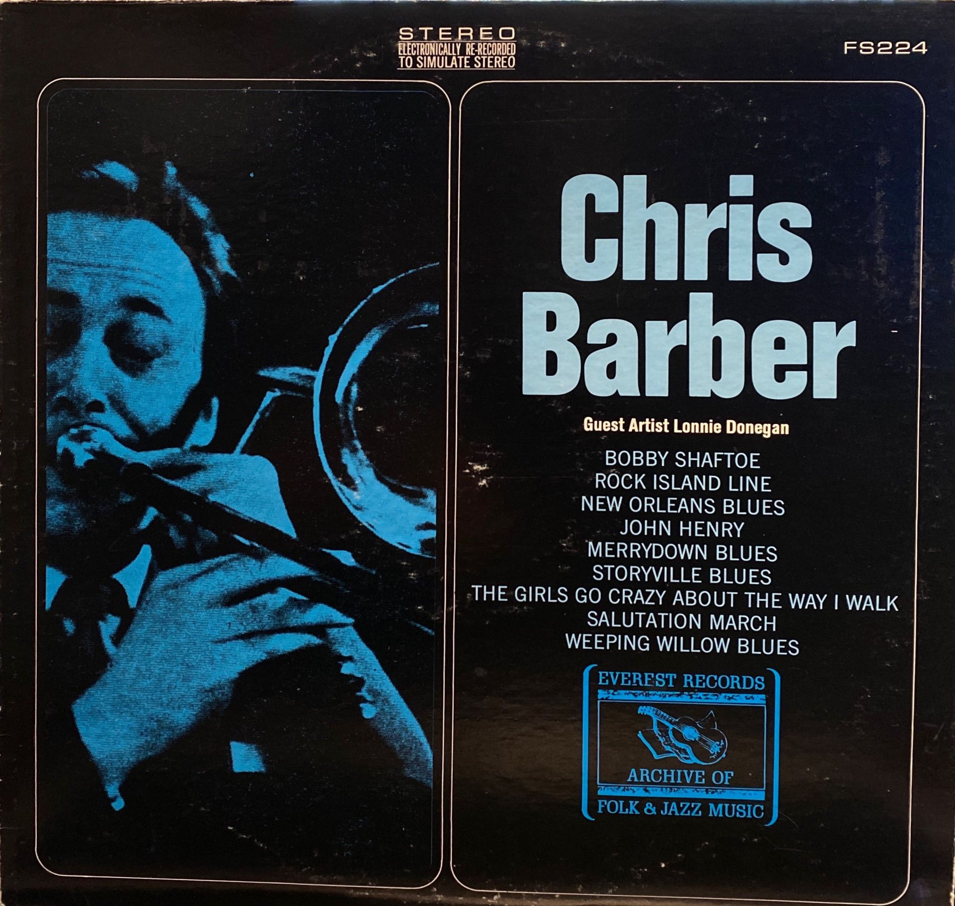 Chris Barber With Guest Artist Lonnie Donegan – Chris Barber With Guest Artist Lonnie Donegan LP