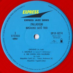 Masahiko Sato Trio – Palladium ( Limited Edition, Red ) LP