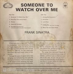Frank Sinatra – Someone To Watch Over Me LP