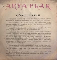 Gönül Yazar - Gel Desen Gelemem ki / Şıp Sevdi 45'lik