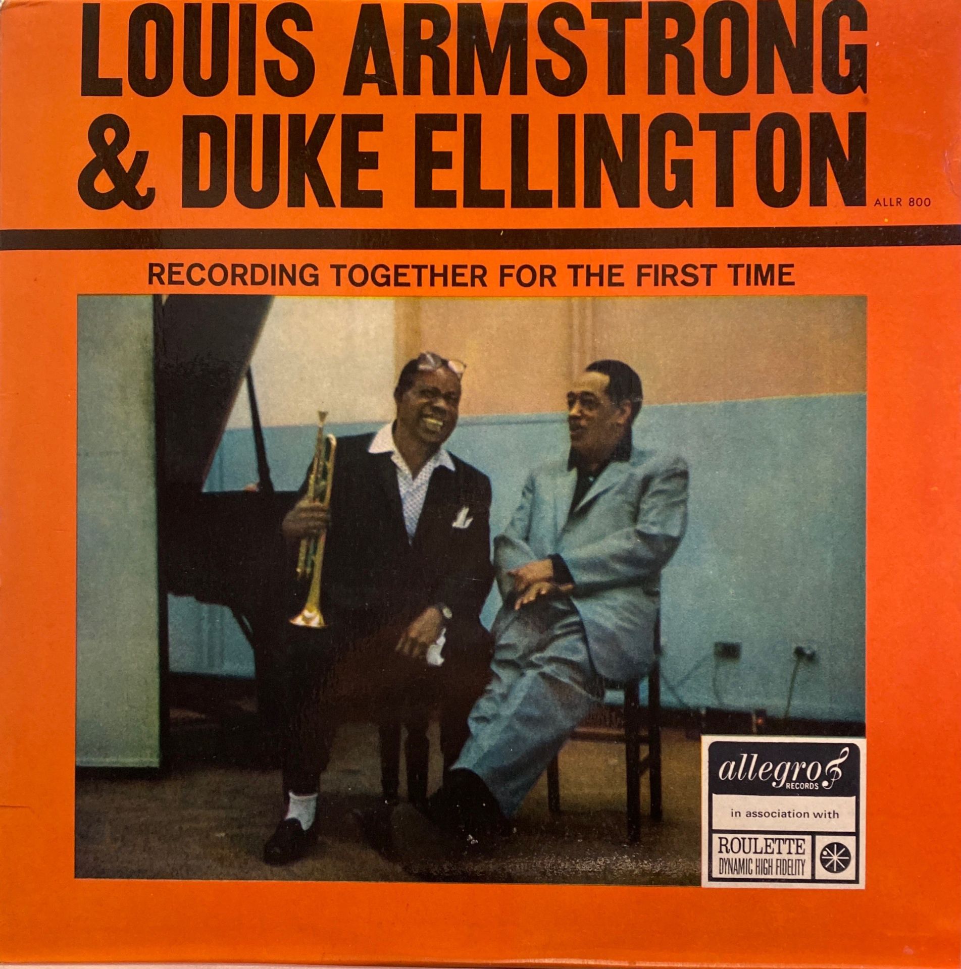 Louis Armstrong & Duke Ellington – Recording Together For The First Time LP