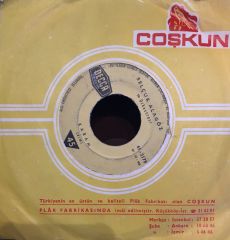 Selçuk Alagöz ve Orkestrası - Karam / Gıcır Gıcır 45'lik