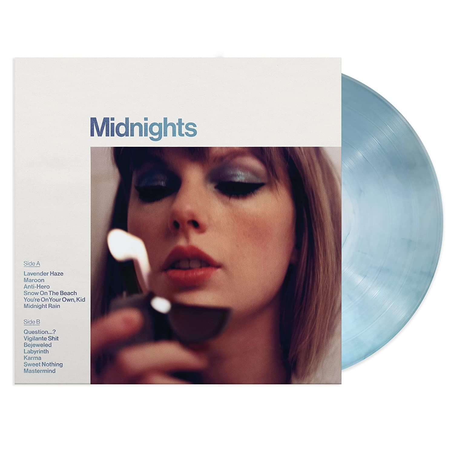 Taylor Swift - Midnights (Limited Special Edition - Moonstone Blue Marbled Vinyl)  LP